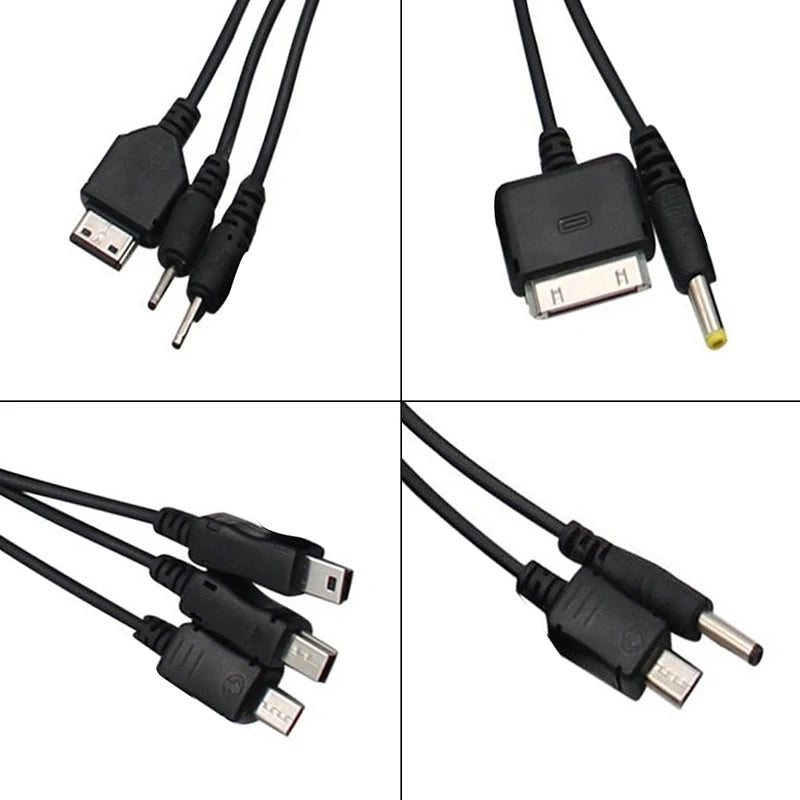 Universal USB To Multi Plug Cell Phone Charger Cable 10 to 1 USB Cable For Samsung Xiaomi Huawei Google OPPO Vivo Charger Cable - Smarsty