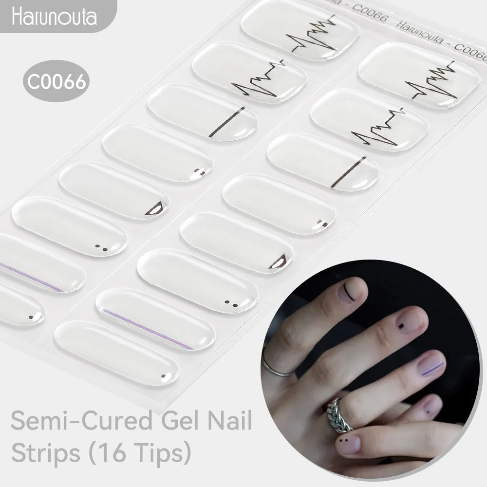 Gradient Auroras Gel Nail Strips for Easy DIY Manicure - Smarsty