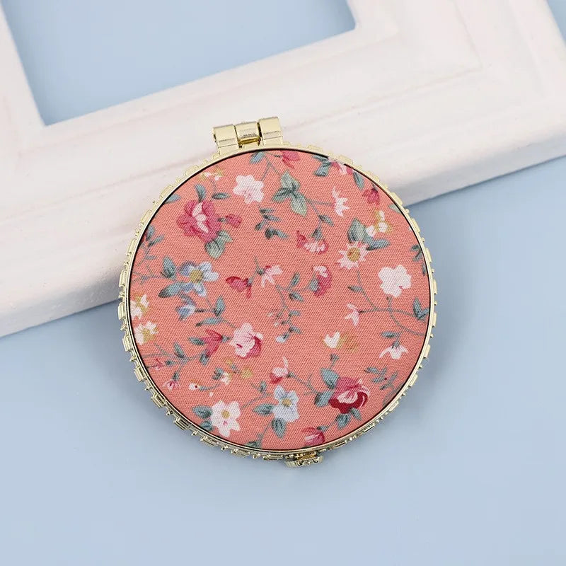 Portable Floral Makeup Mirror for Women Gifts - Smarsty