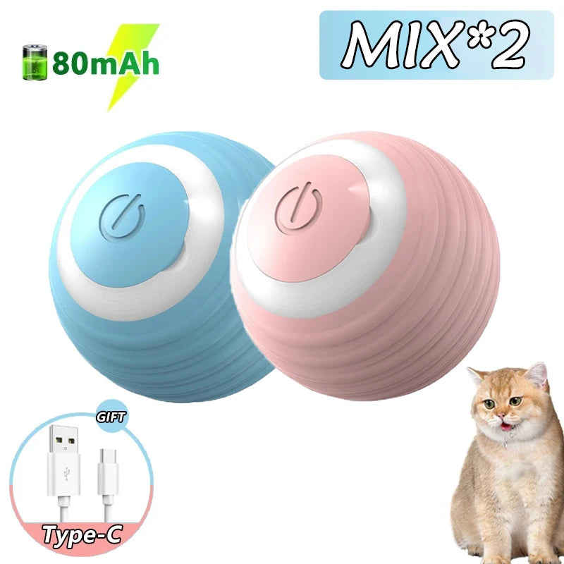 Smart Interactive Cat Balls for Engaging Indoor Play - Smarsty