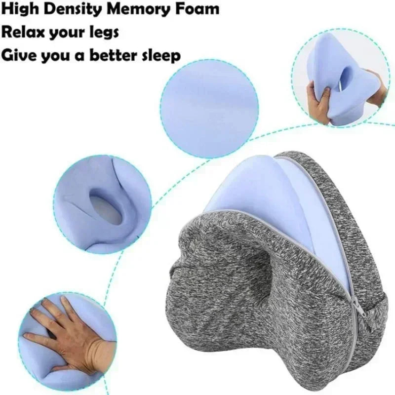 Memory Foam Leg Pillow for Pregnancy and Sciatica Relief - Smarsty