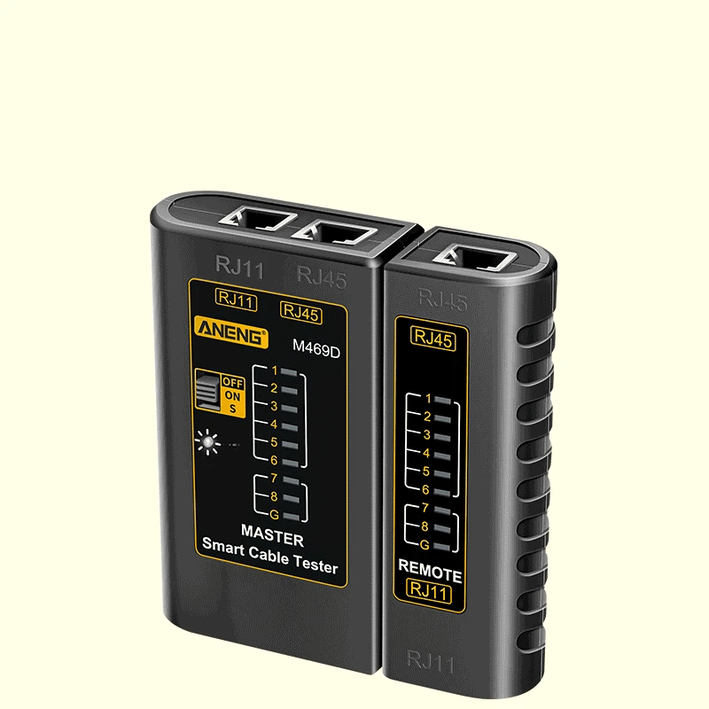 ANENG M469D Network Analyzer Tester for RJ45 and RJ11 - Smarsty