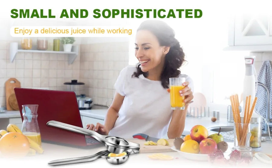 Stainless Steel Lemon Squeezer Manual Lemon Clip Processor Household Orange Citrus Juicers Fruit Pressing Kitchen Accessories by Smarsty