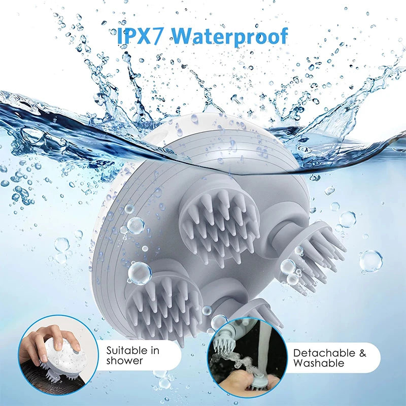 Electric Deep Scalp Massager for Relaxation and Cleansing - Smarsty