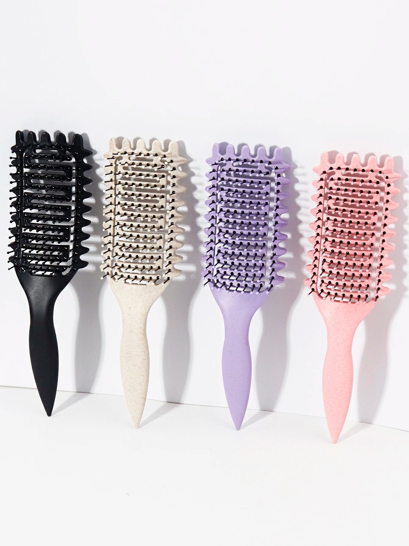 Curly Hair Styling Brush with Nylon Bristles - Smarsty