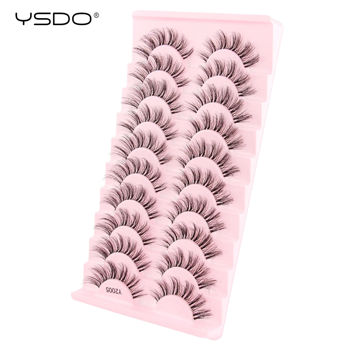 YSDO Natural Full Cat Eye False Eyelashes 3D Effect - Smarsty