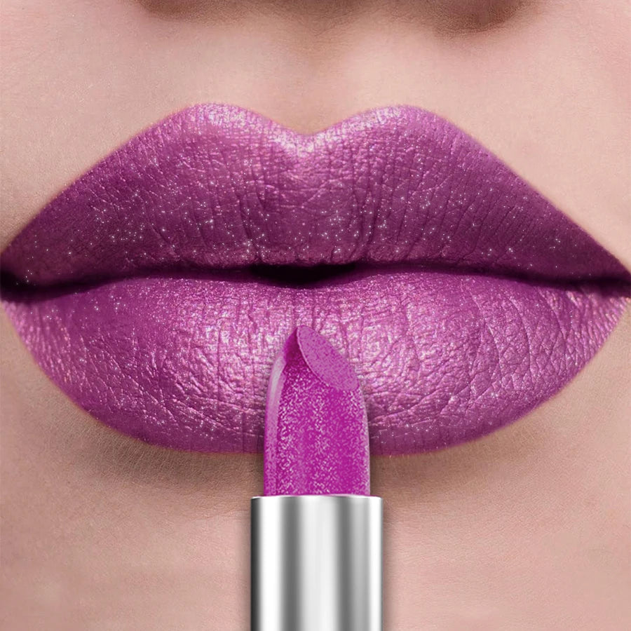 Bold Metallic Lipstick Set for Long Lasting Shine - Smarsty