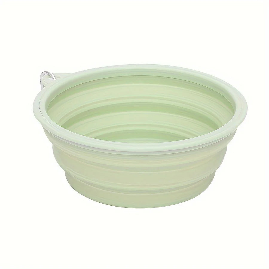 Portable Silicone Dog Travel Bowl for Outdoor Feeding - Smarsty