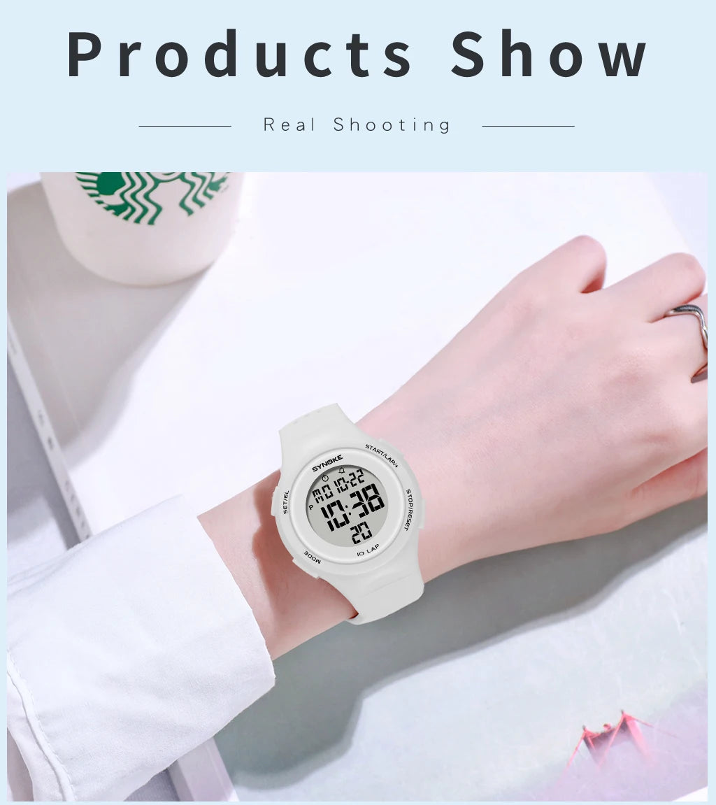 Waterproof Outdoor Sport Watch for Men with LED Display - Smarsty