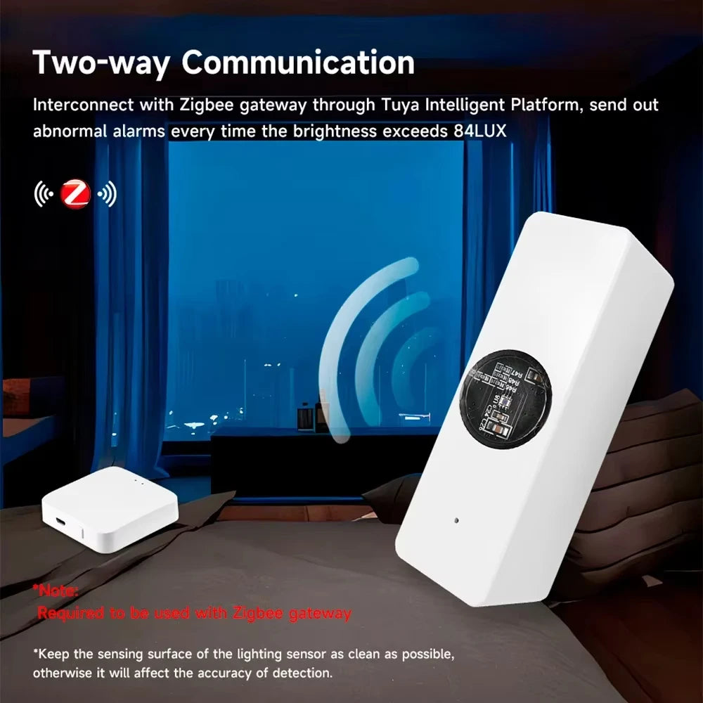 Tuya ZigBee Light Sensor for Smart Home Automation - Smarsty