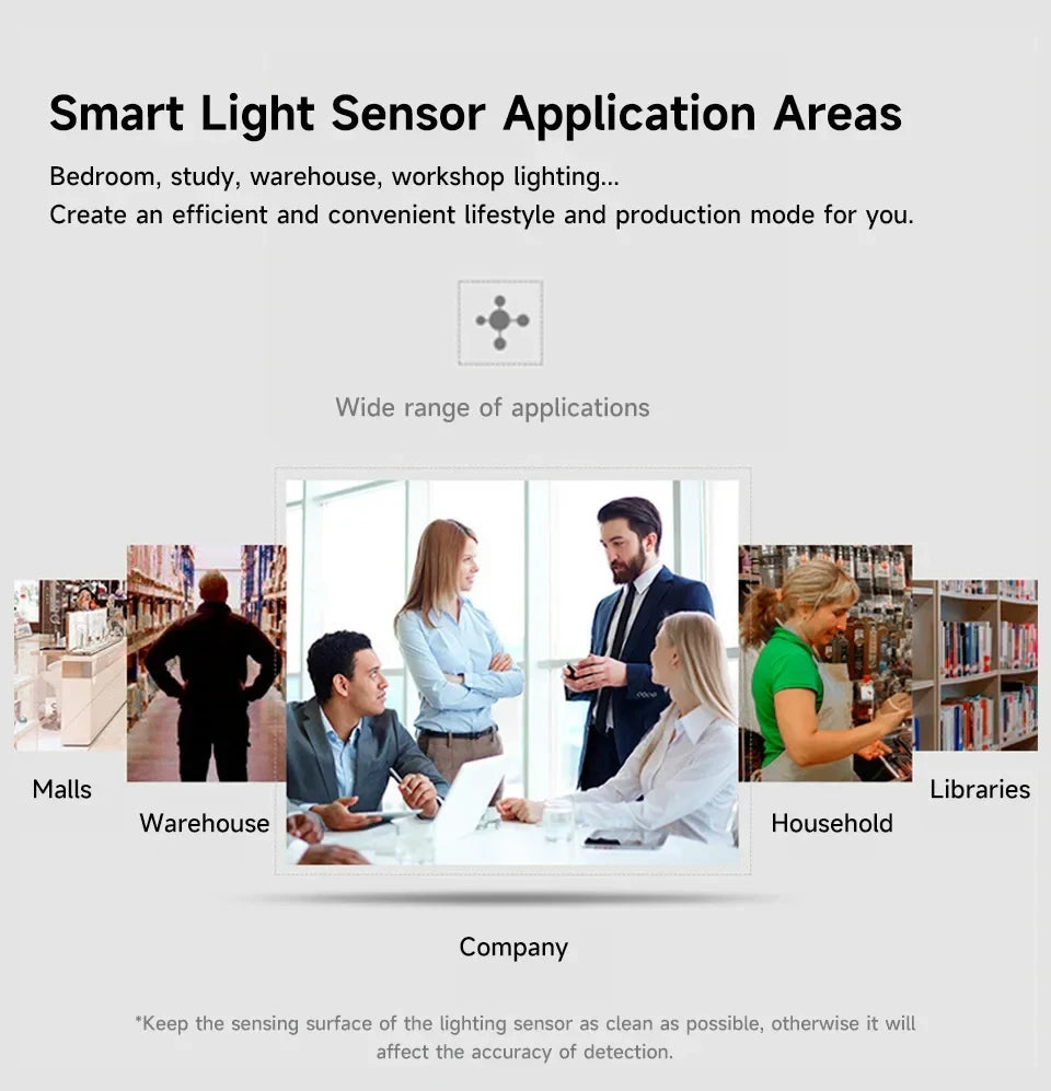 Tuya ZigBee Light Sensor for Smart Home Automation - Smarsty