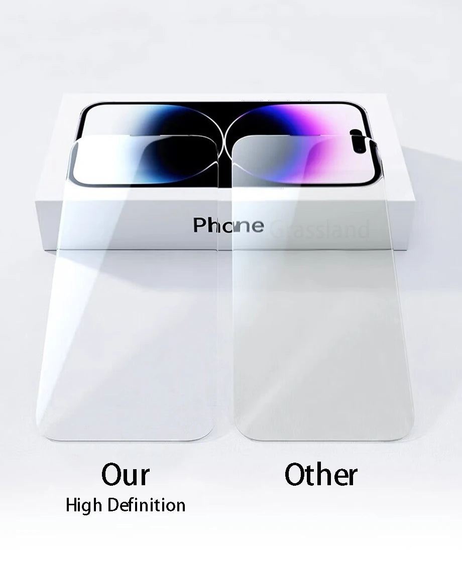 4Pcs Tempered Glass For iPhone 16 15 14 13 12 11 Pro Max Screen Protector For iPhone 7 8 Plus X XS Max XR Protective Glass Film - Smarsty