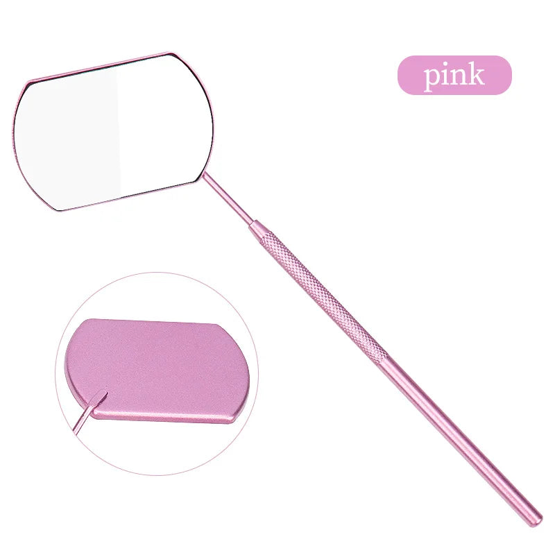 Eyelash Extension Magnifying Mirror with Long Handle - Smarsty