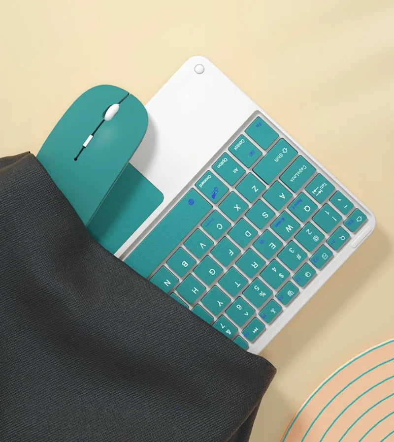 Bluetooth Keyboard 10 Inch For iPad Rechargeable Universal