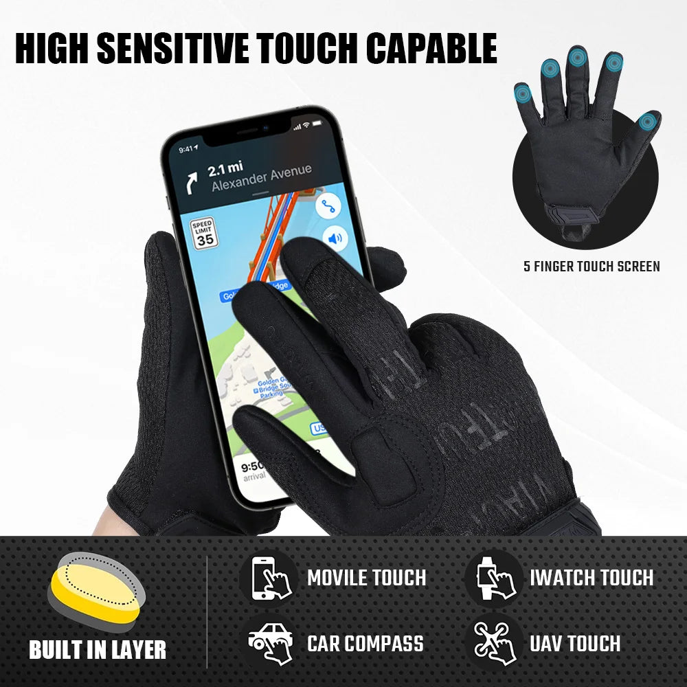Lightweight Tactical Gloves Touch Screen Full Finger - Smarsty