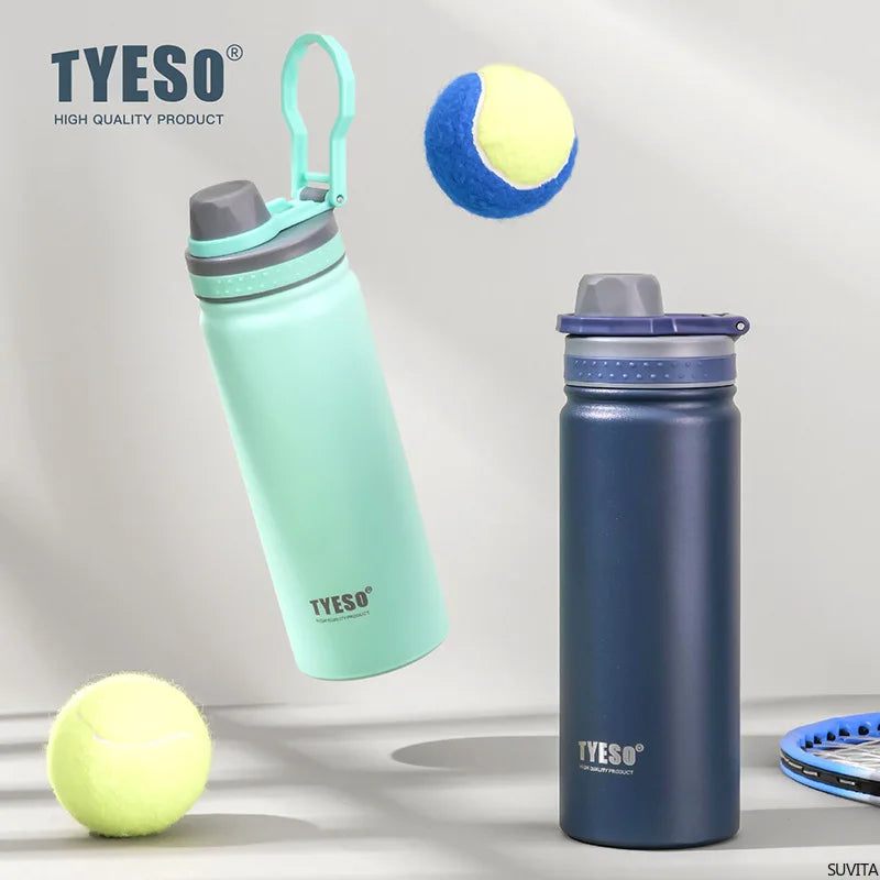 TYESO Stainless Steel Vacuum Flask for Hot and Cold Drinks - Smarsty