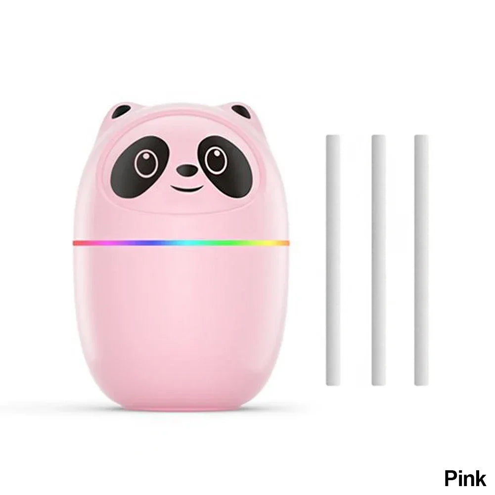 Cute Panda Air Humidifier and Aroma Diffuser with Night Light - Smarsty