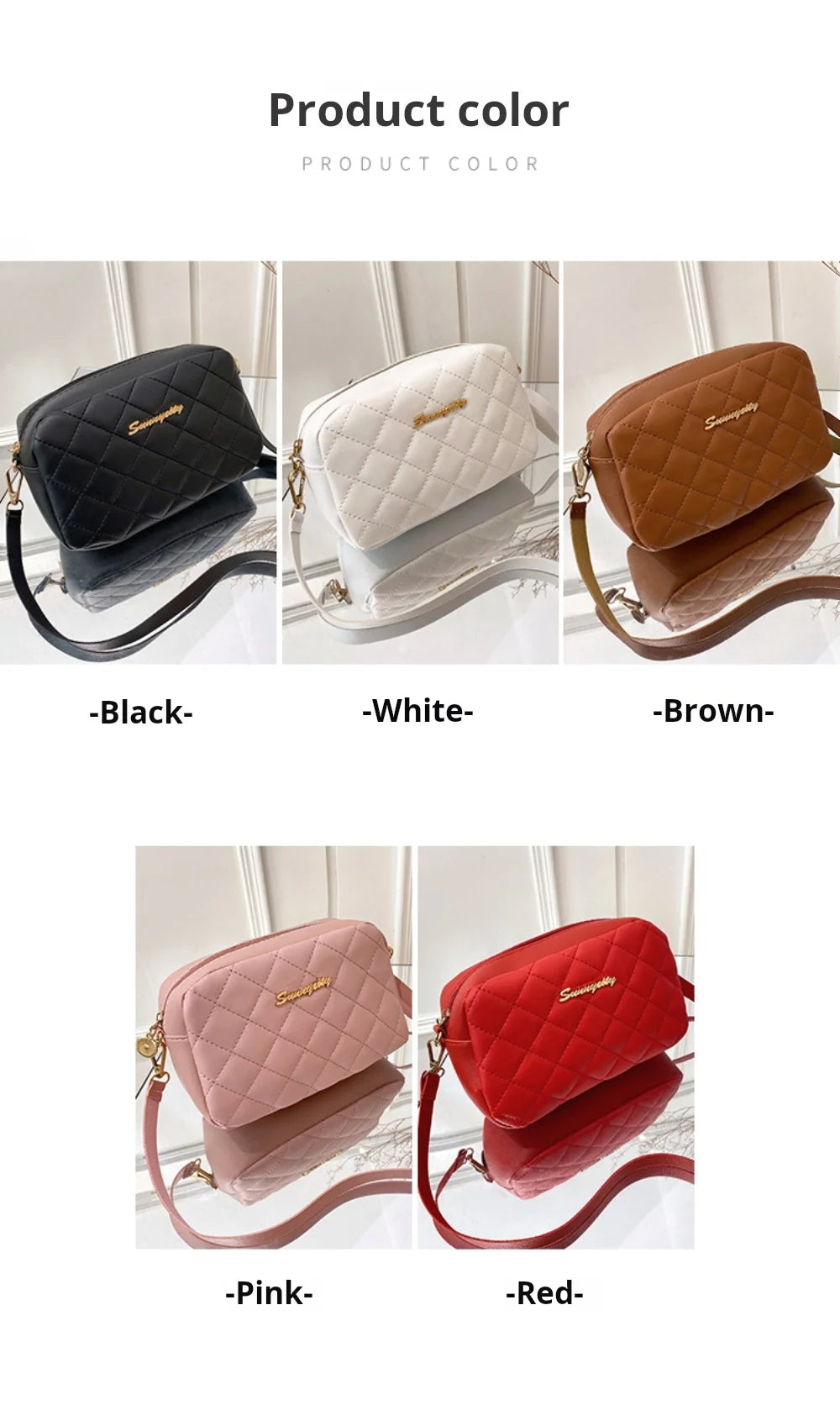 2024 Tassel Small Messenger Bag For Women Trend Lingge Embroidery Camera Female Shoulder Bag Fashion Chain Ladies Crossbody Bags - Smarsty