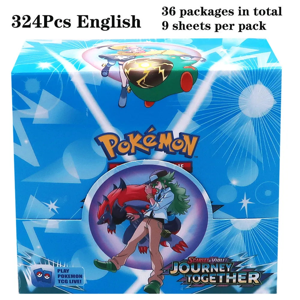 324pcs Pokemon TCG: Sword & Shield-Fusion Strike Booster Display Box (36 Packs) Board Game Card DESTINED RIVALS Stellar Crown - Smarsty