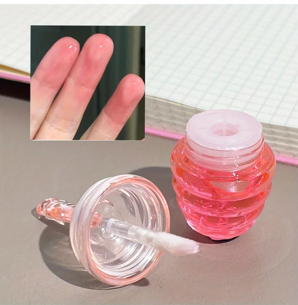 Small Honeypot Lip Oil for Moisturizing Soft Lips - Smarsty