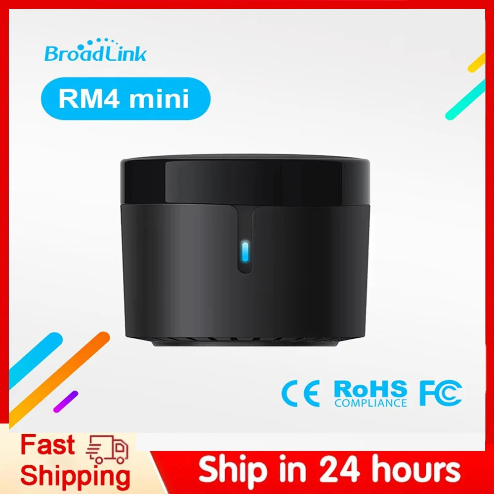 Broadlink RM4 Mini Smart Remote Control for Home Automation - Smarsty