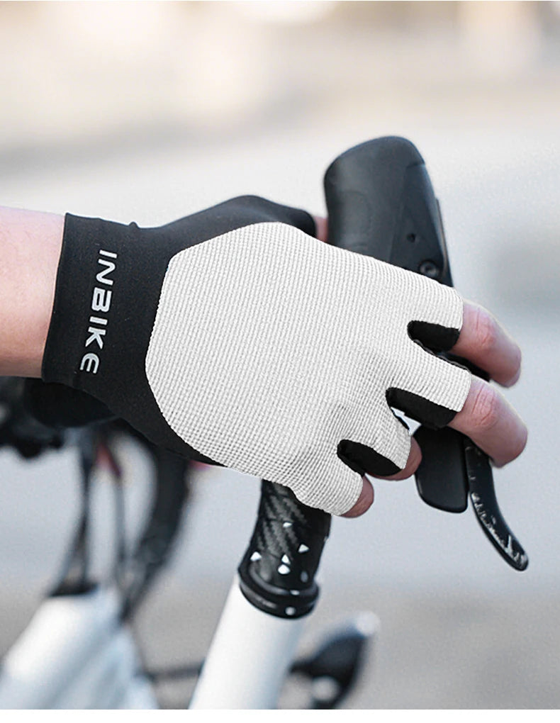 INBIKE Breathable Half Finger Cycling Gloves with Shock Absorption - Smarsty