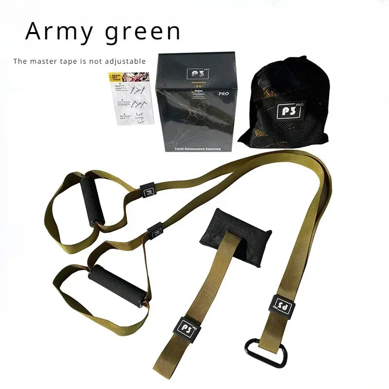 Suspension Training Strap Fitness Strength Power Suspension Trainer Adjustable Yoga Strap Wall Mount Professional Trx Tensioner