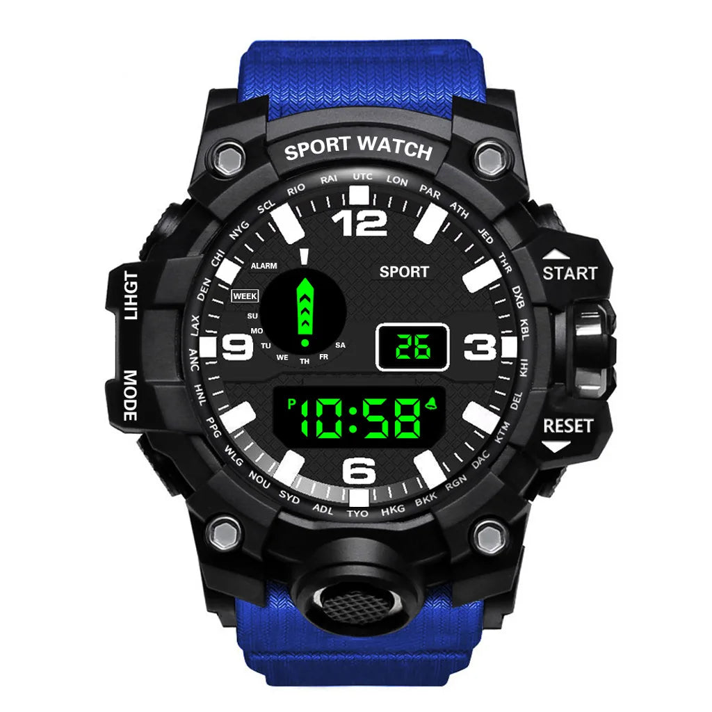 Men's LED Digital Sports Watch with Multifunction Features - Smarsty