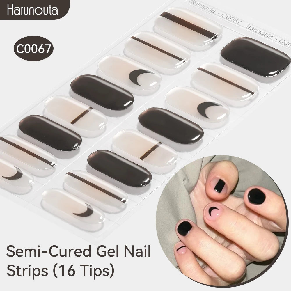 Gradient Auroras Gel Nail Strips for Easy DIY Manicure - Smarsty