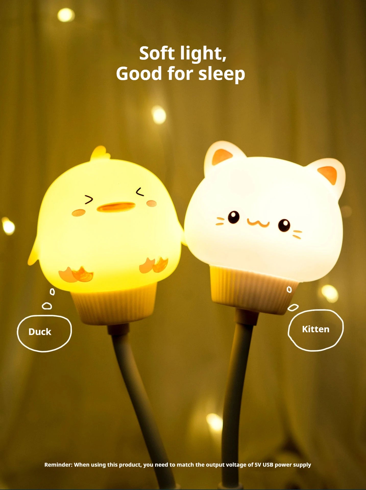 Cute Cartoon LED Night Light with Remote Control for Kids - Smarsty