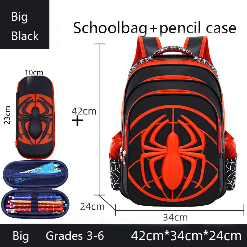 Spider Backpack and Pencil Case Set for Kids Waterproof - Smarsty