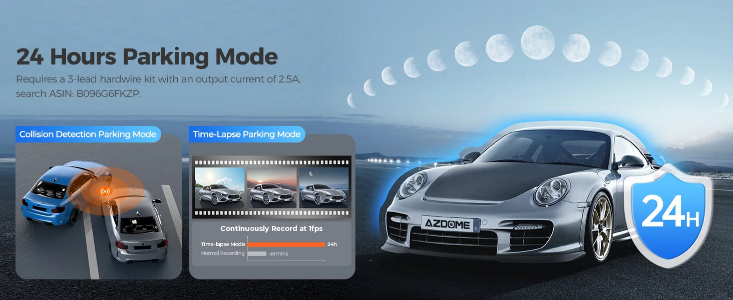 4K Dash Cam With GPS And Superior Night Vision Parking - Smarsty