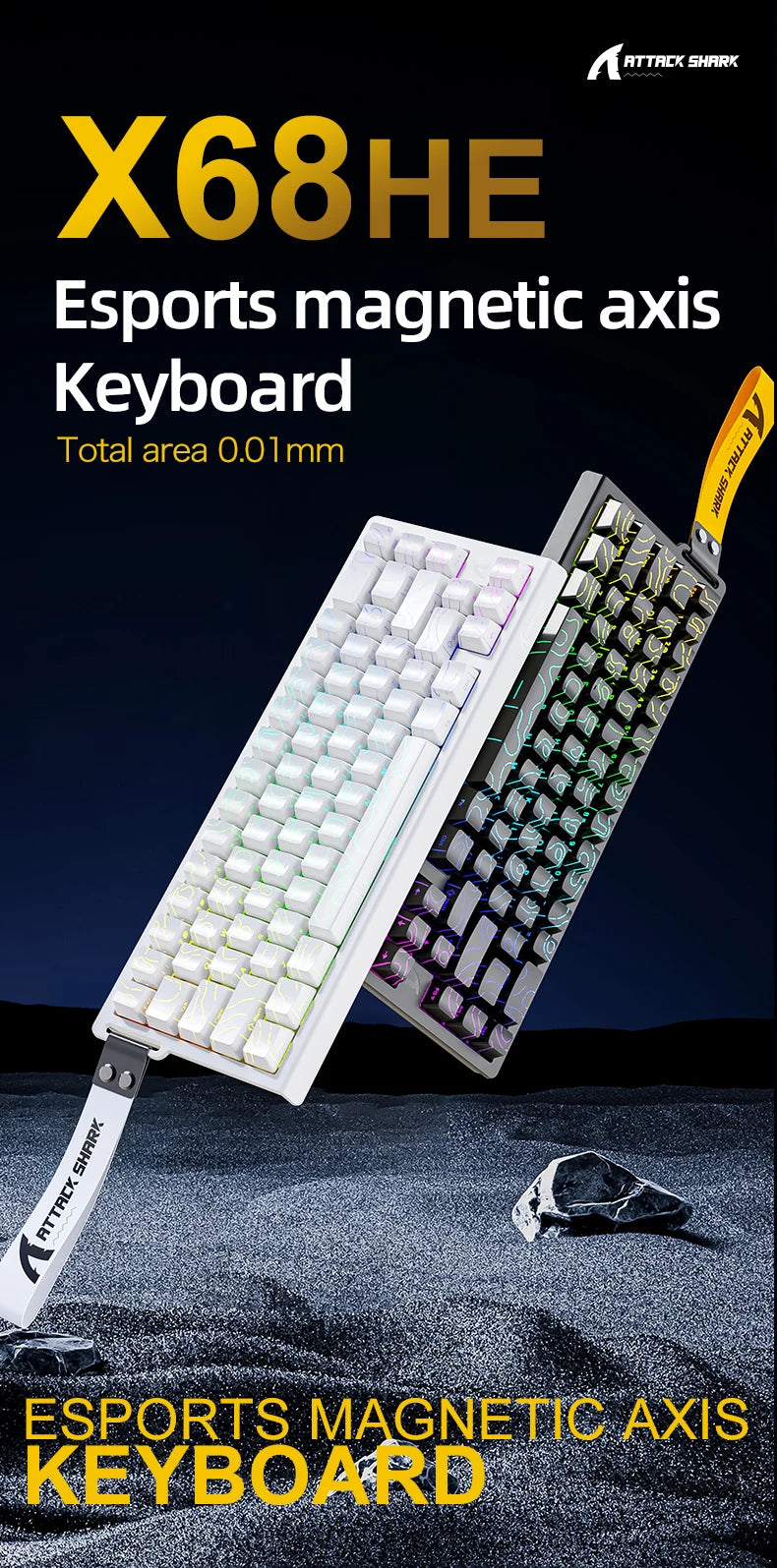 Mechanical Gaming Keyboard With Ultra Fast 0.125ms Response