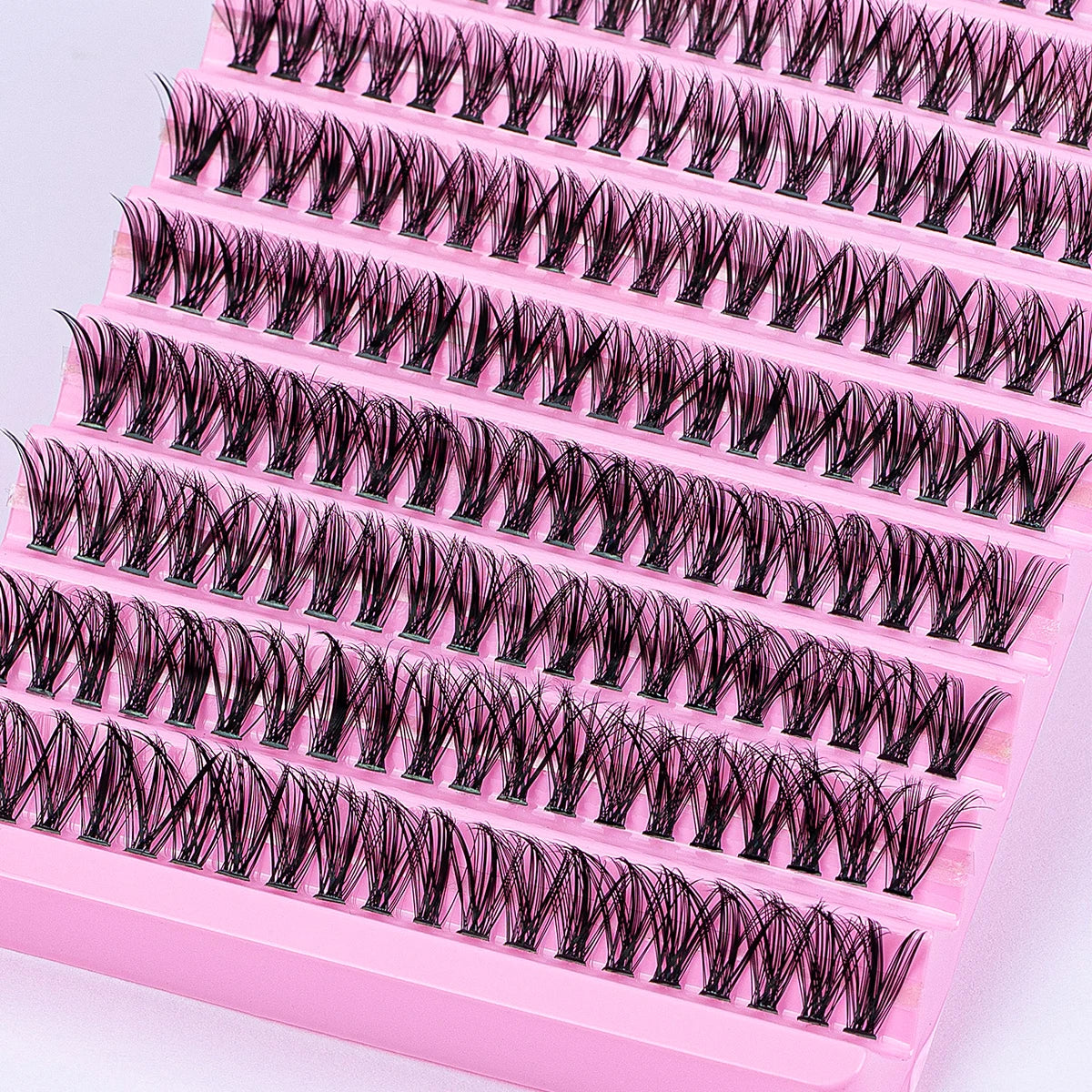 DIY Eyelash Extension Kit with 200pcs D Curl Clusters - Smarsty