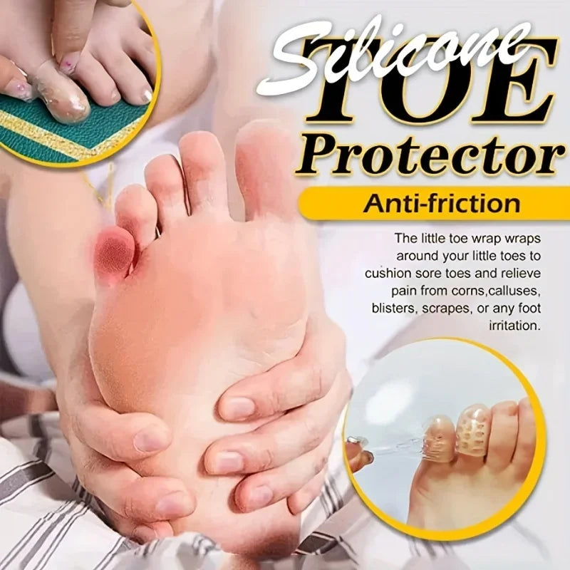 Silicone Toe Cap Protectors for Pain Relief and Bunion Correction - Smarsty