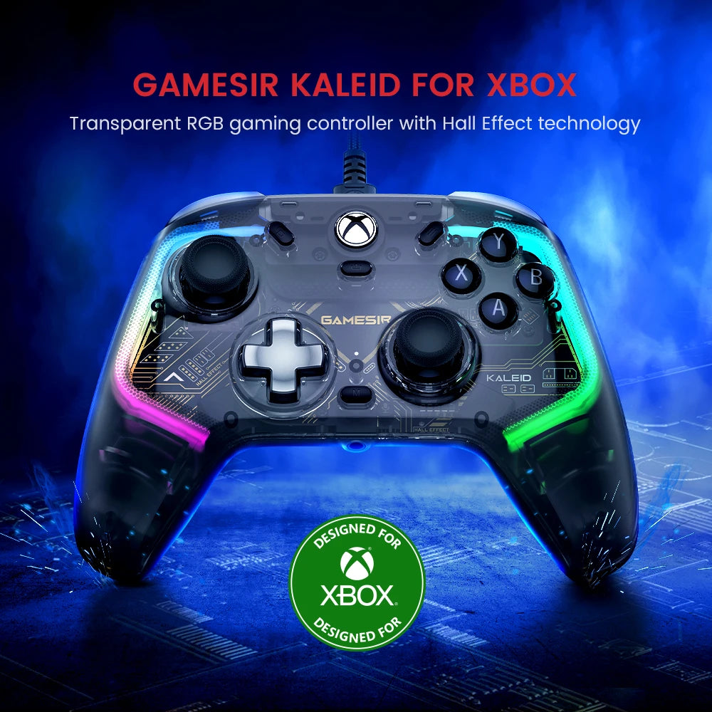 GameSir Kaleid Wired Xbox Controller with Hall Effect Joystick - Smarsty