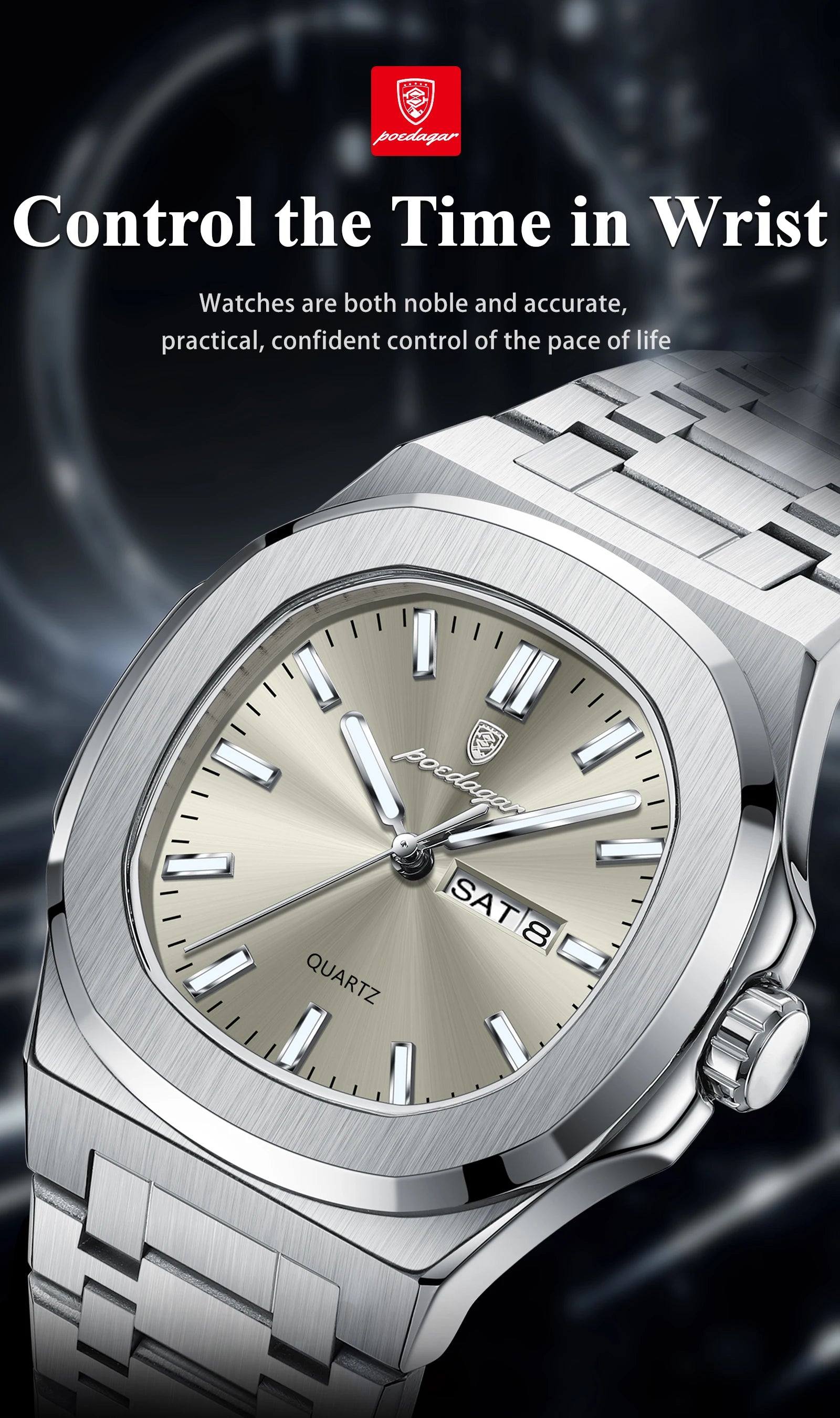 Luxury Waterproof Military Men's Watch with Luminous Feature - Smarsty