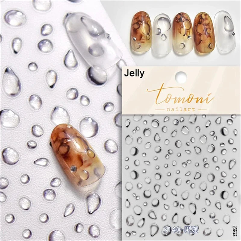 Dreamy Summer Beach Nail Art Stickers for Manicure - Smarsty