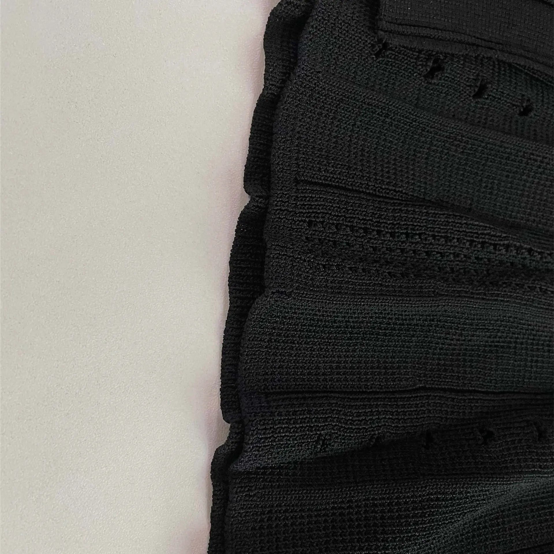 Summer Spring New French Elegant Fragrance High-end Slimming Knitted Mermaid Dress Hollow Slimming Fish Tail Knit Dress - Smarsty