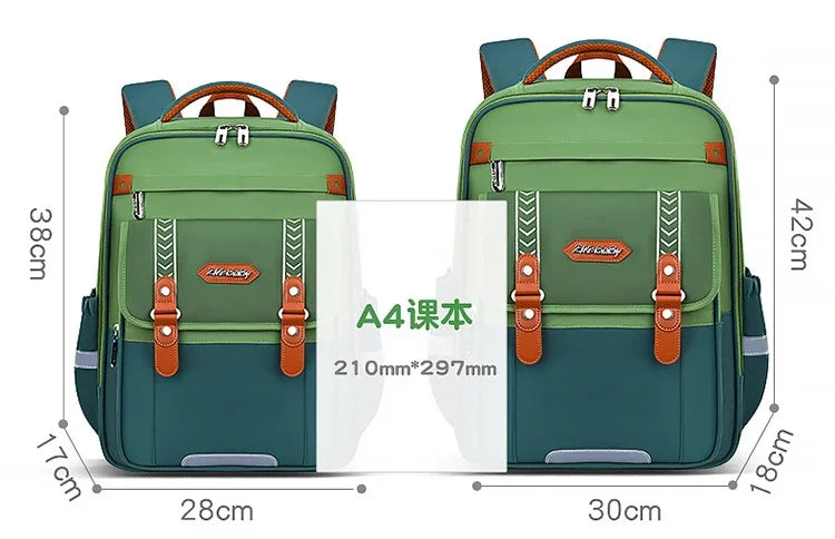 Waterproof Kids School Backpack With Orthopedic Support - Smarsty