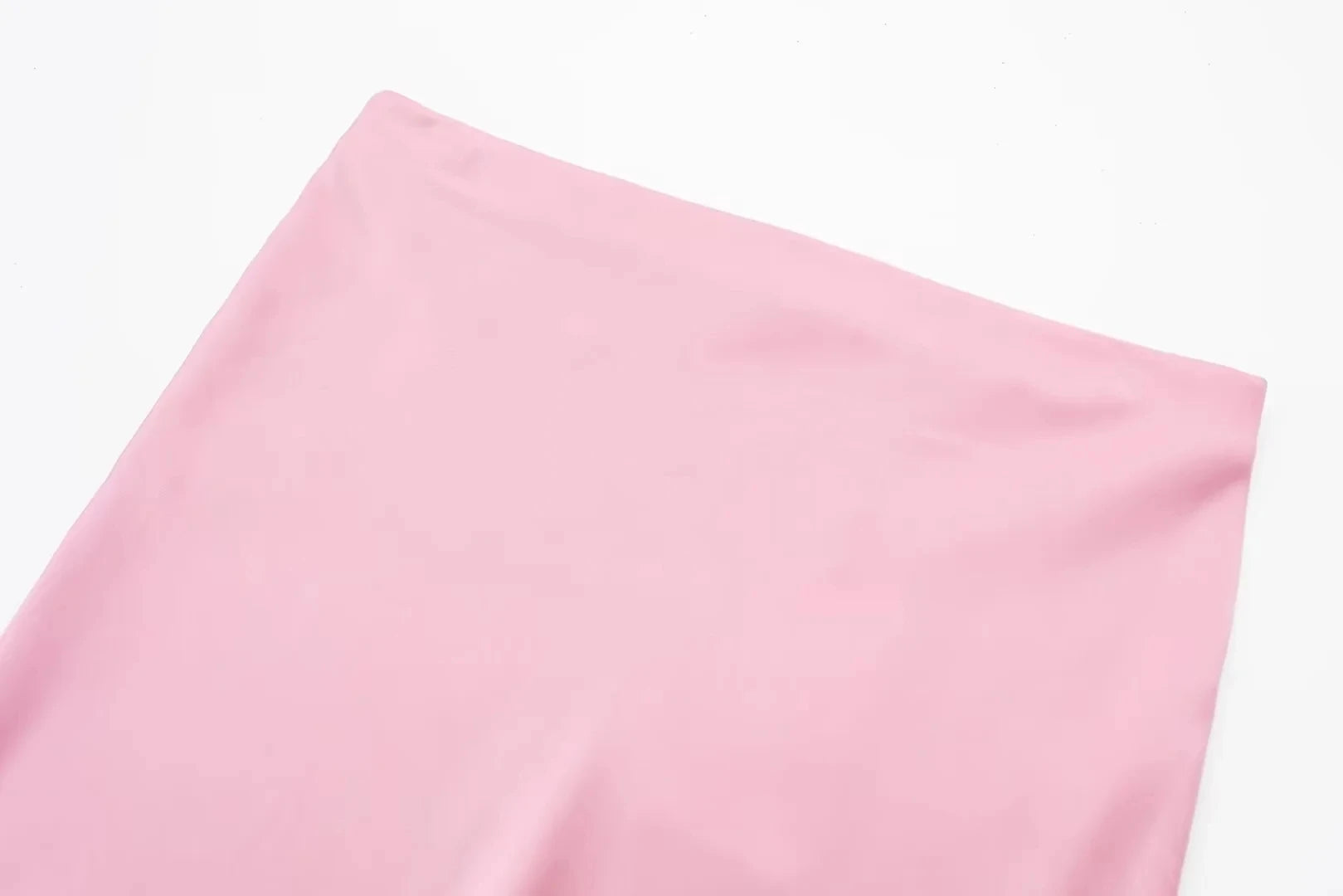 TRAFZA 2024 Y2K Casual Women Long Skirt Spring Elastic High Waisted A-Line Casual Female Satin Skirts High Street Lady Skirts - Smarsty