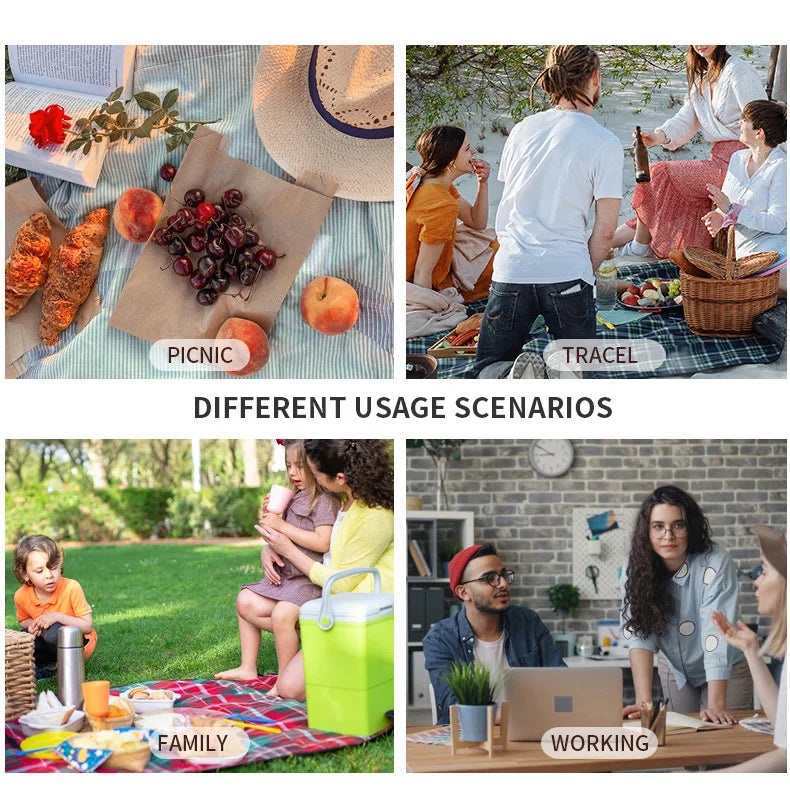 Insulated Cooler Lunch Bag Tote For Women Men Travel - Smarsty