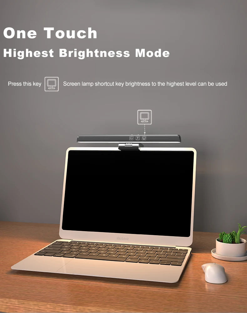 LED Computer Monitor Light Bar for Eye Protection and Dimming - Smarsty