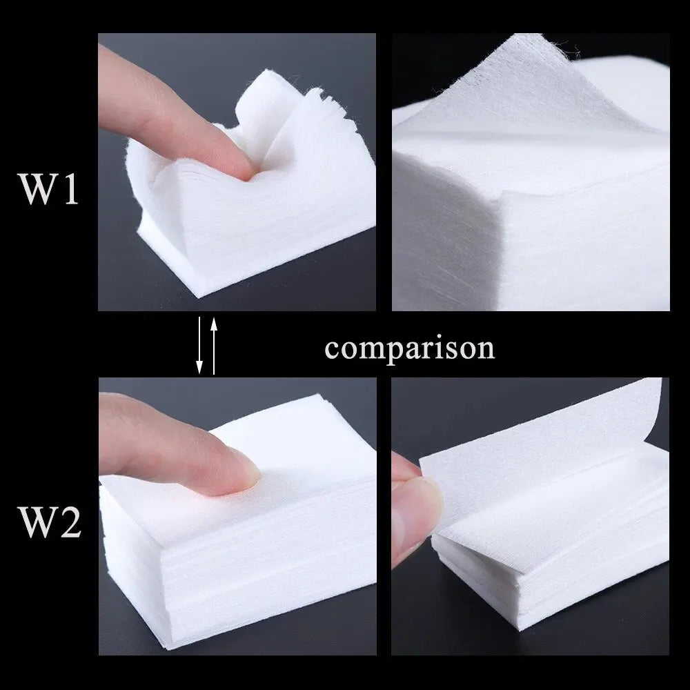 100 Percent Cotton Lint-Free Nail Wipes for Easy Removal - Smarsty