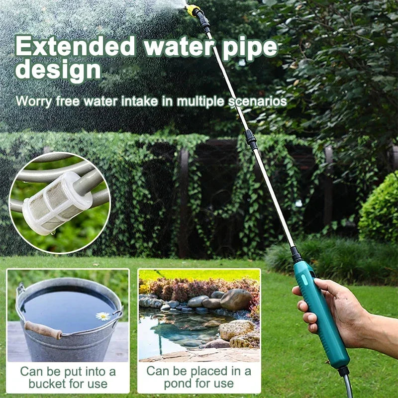 2400mAh High Pressure Electric Garden Sprayer with Nozzles - Smarsty