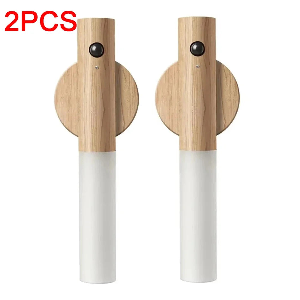 Intelligent Wooden Magnetic LED Night Light for Safety - Smarsty