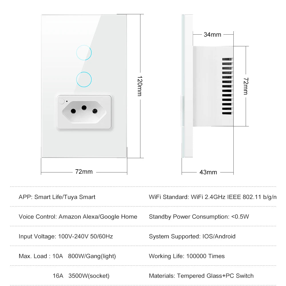 AVATTO Smart Light Switch with App Control for Alexa - Smarsty