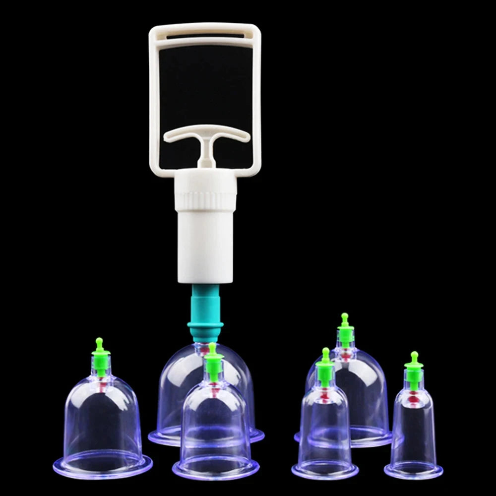 6Pcs Vacuum Cupping Set for Detox and Cellulite Relief - Smarsty