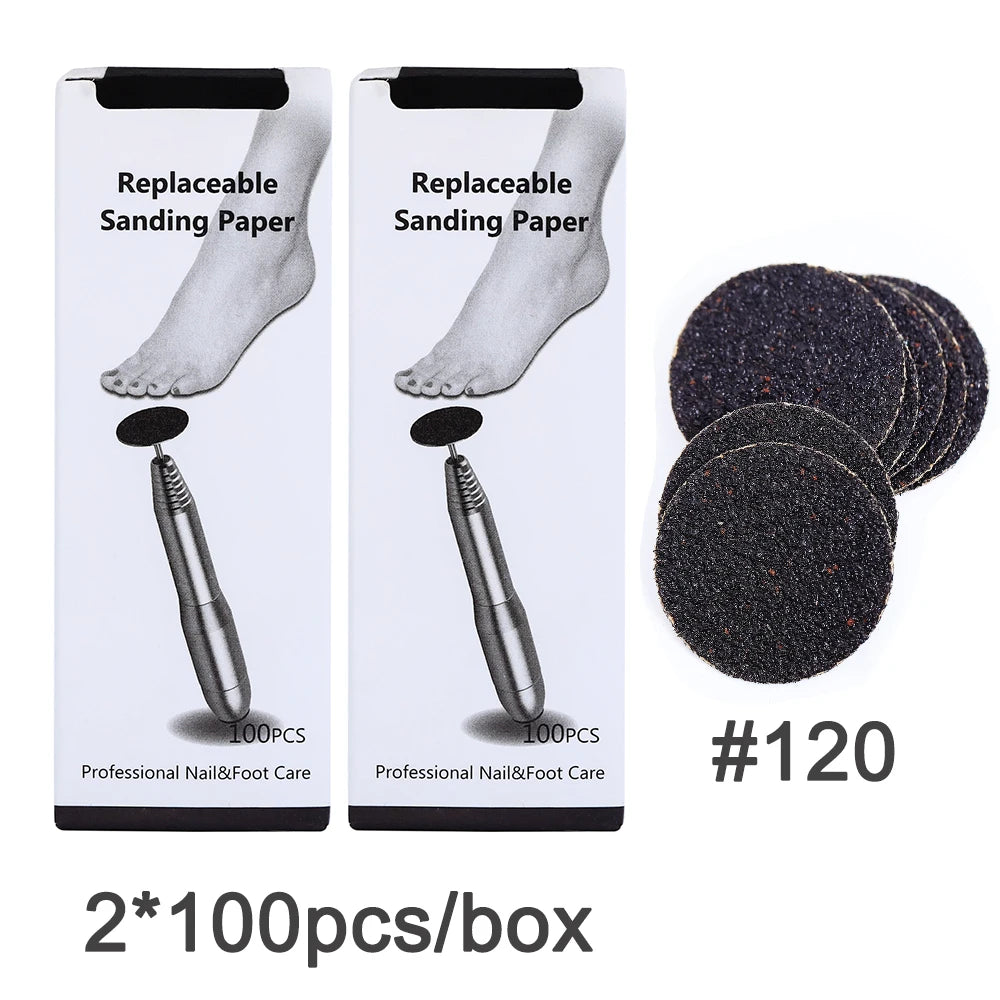 Replaceable Sandpaper Pedicure Discs for Smooth Feet - Smarsty