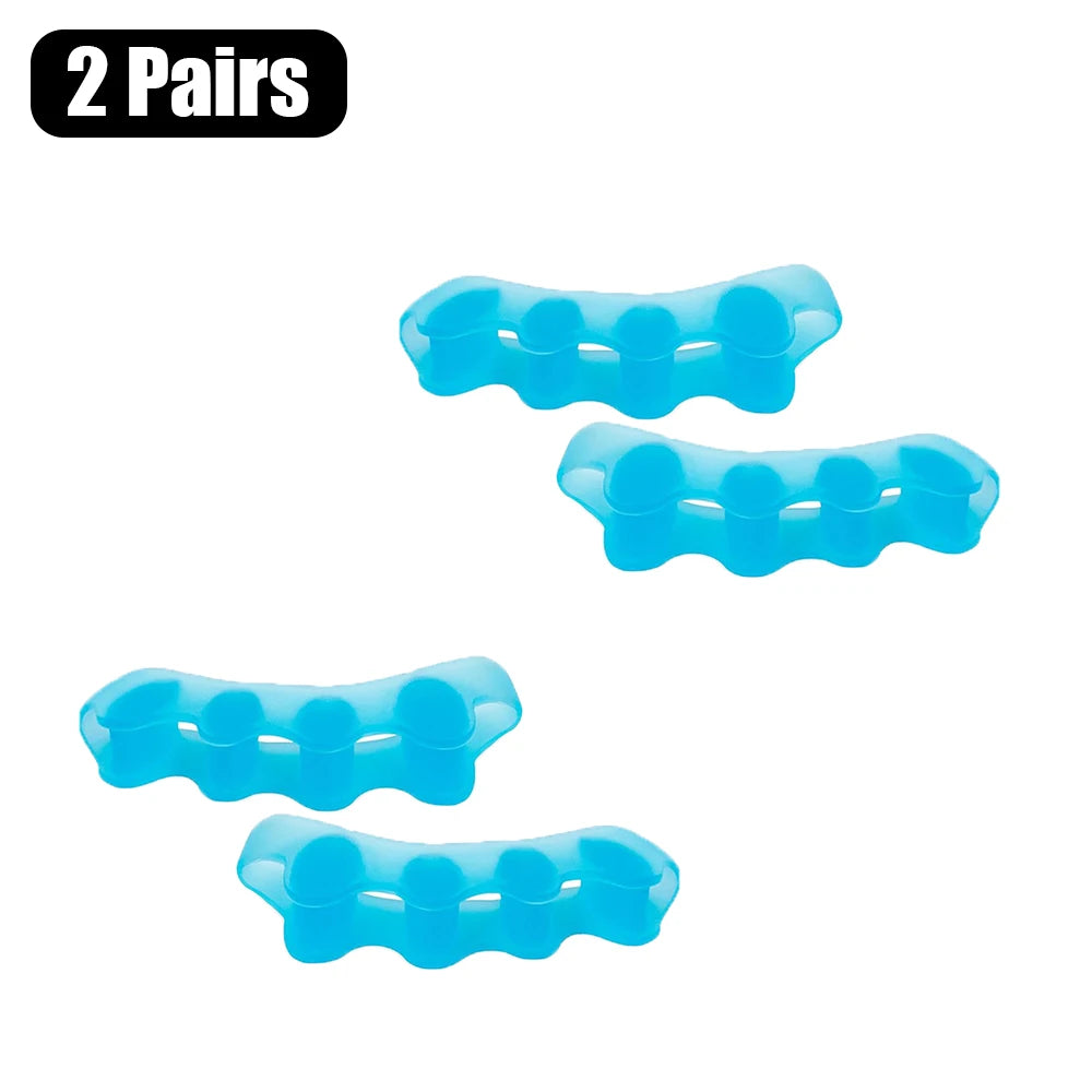 Toe Separators Doctor Recommended Correct Foot and Bunion Pain,Plantar Fasciitis Toe Straightener to Improve Functional Mobility - Smarsty